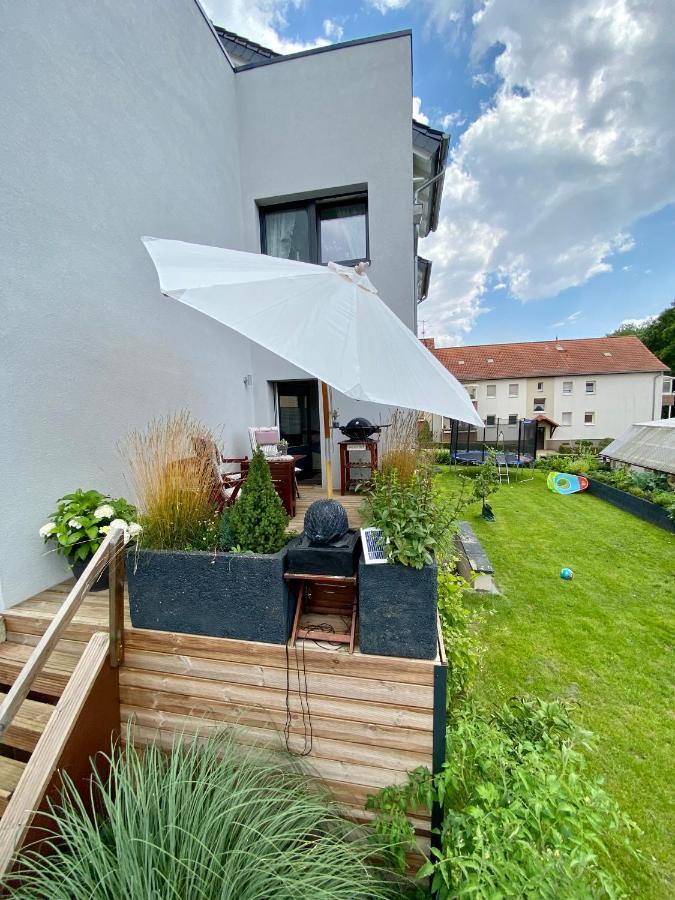 Villa Wohli 4 Sterne FERIENWOHNUNG AM HARZ Nordhausen Exterior foto